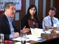 Moderator Professor Robert Mnookin, Panelists, Hassina Sherjan and Michael O'Hanlon