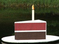 Birthday Cake in Pond