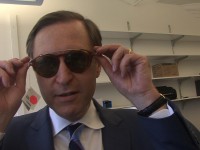 Glenn Hubbard, Dean, Columbia Business School, Tries On a Pair of EbK Glasses